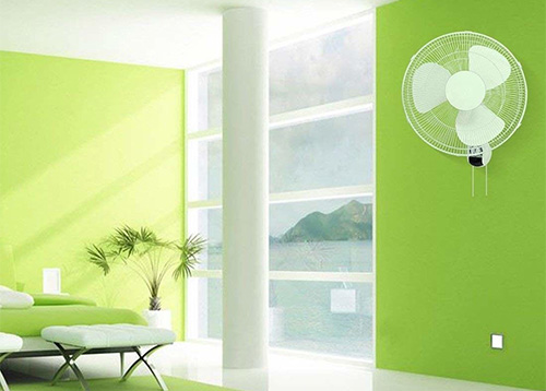 16" Electric Wall Fan Greenhouse Ventilador 90 Degree Oscillating 3 Speed