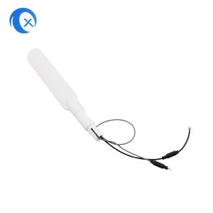 Quality 2.4/5.8g High Gain 3dBi Dual Band Omnidirectional WiFi Swivel Paddle Antenna With Flying Wire For Routers for sale