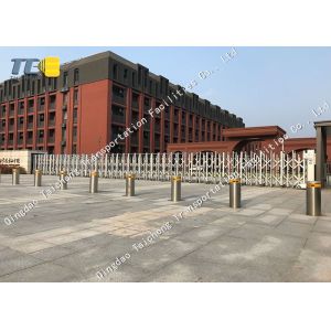 Pneumatic Automatic Rising Bollards Systems 304 Stainless Steel Material