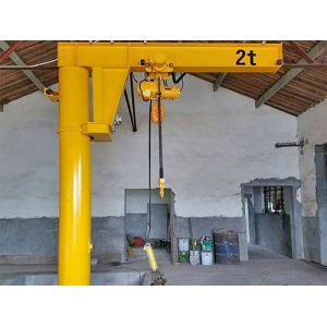 Floor Pillar Mounted Slewing Jib Crane 3T 5T 360 Degree Rotating Customized Span