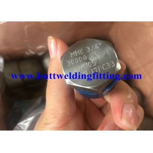 Hexagonal Bushing Forged Pipe Fittings 2” x ¾” 3000 / 6000 PSI NPT A105