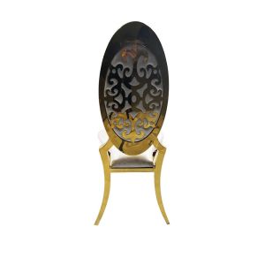 Gold Stainless Steel Wedding Banquet Chair For Restaurant Hotel