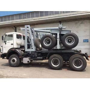380hp Beiben 6x6 all wheel drive log truck