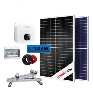 MC4 MPPT Complete Off Grid Solar System Kit For Home Hybrid Solar Energy