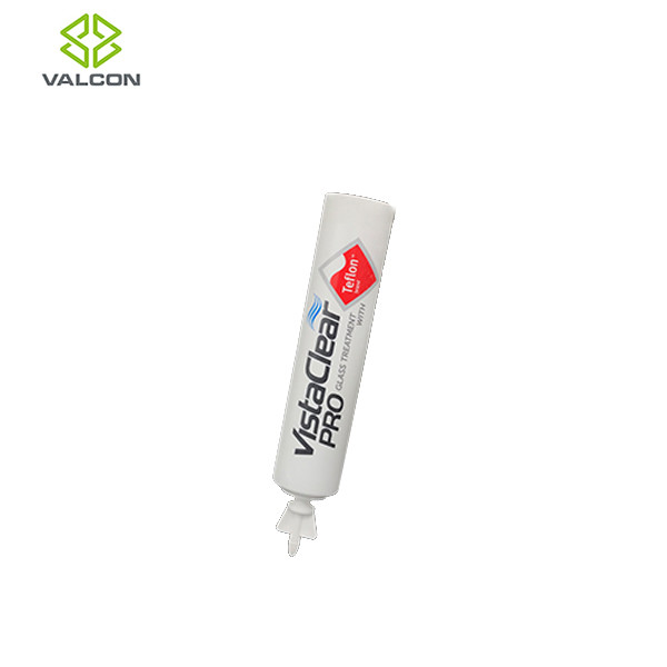 White Twist Off Empty Lotion Squeeze Tubes Customized For Glass Treatment