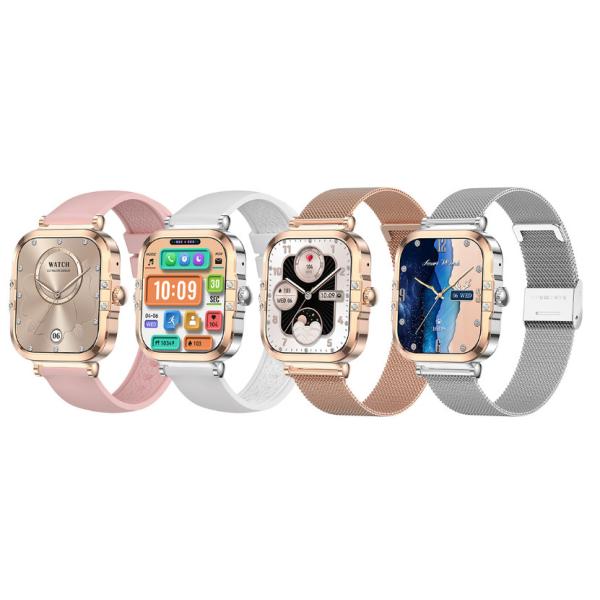 Buy NFC Function HD Retinal Screen Smart Watch HK82 Supports Hundred Sports Modes at wholesale prices