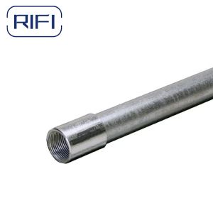 Hot Dipped Galvanized Steel Pipe Electrical Galvanized Conduit Rigid Metal