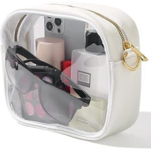 Durable Soft Ecofriendly Clear Waterproof Large Crossbody Bag With Handle