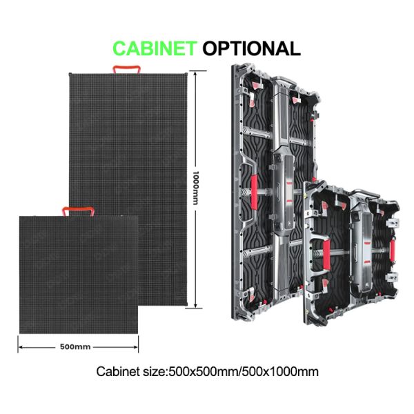 P3.91 Indoor Outdoor Waterproof LED Screen Display Panel SDK 4500-6500cd/sqm Brightness 10000 Hours Lifespan for Display
