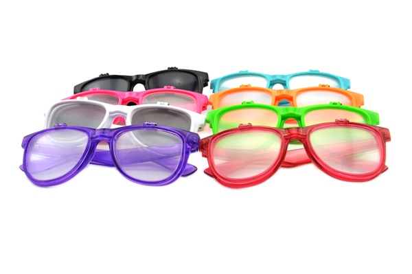 Diffraction glasses clear 13500 lines per inch for firework glasses