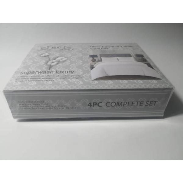 Super Soft Brushed Microfiber Duvet Cover Set 4pcs 1.5-2 Kg for Wedding Anniversary