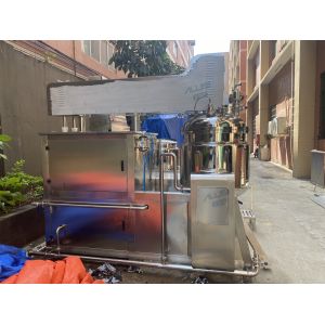 SUS316 Cosmetic Cream Mixer Vacuum Emulsifying Body Cream Mixing Machine