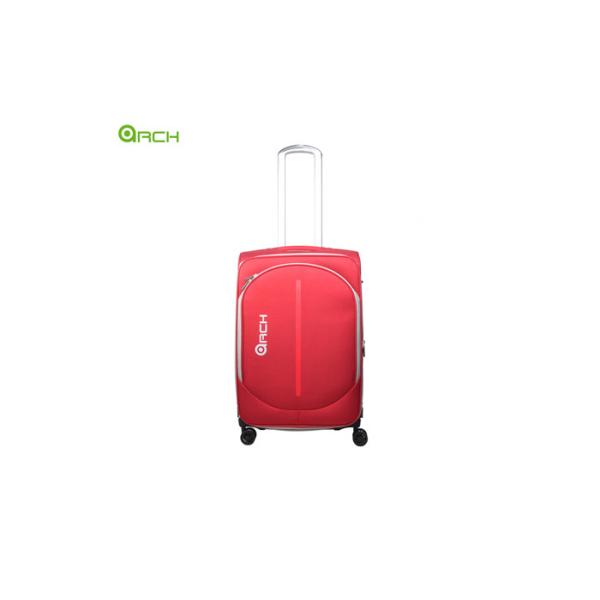 Buy Tapestry Material Trolley Case Soft Sided Luggage with Double Spinner Wheels at wholesale prices