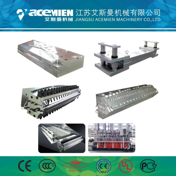 Celuka Kitchen Cabinets PVC Foam Board Machine , Plate Crust Wpc Board Machine