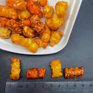 Crunchy Spicy Rice Cracker Snacks With Natural Ingredients