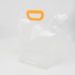 LDPE Clear Resealable Drink Pouches Spout Plastic Drinking Water Transparent