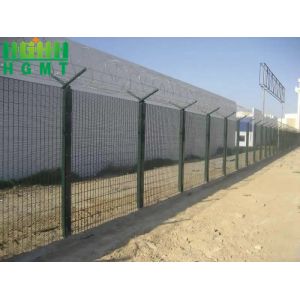 Powder Coated Clearview 358 Mesh Fence 8 Gauge