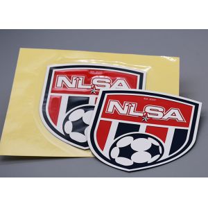 1.0mm Custom Heat Transfer Printing Label With 3 Colours Silicone Logo