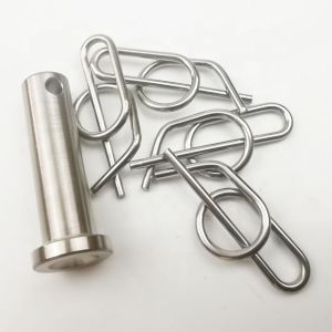 Superior DIN Standard Jacob Ladder Quick Release Clevis Pins 1/2" x1.3" in