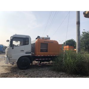 Refurbished 90M3/H 14Mpa Truck Mounted Concrete Line Pump High Efficiency