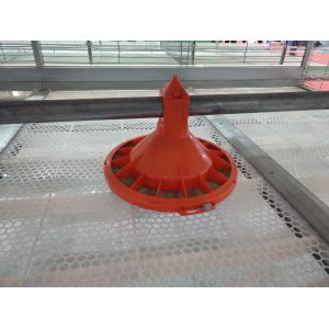 Silver Round Poultry Nutrition Basin Easy to Clean