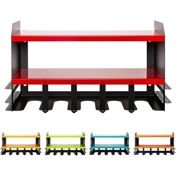 Stocked Heavy Duty Metal Power Tool Organizer Storage Wall Mount Upgrade Your Workshop