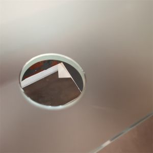 Customized Frost Art Shower Tempered Glass Door Frameless With Polished Handle