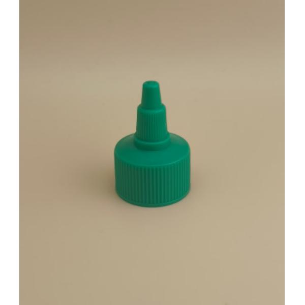 Buy Green Plastic Ribbed Jelly Cap for Paint Bottles at wholesale prices