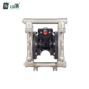 Sulfuric Acid Transfer Stainless Steel Diaphragm Vacuum Pump With PP Air Center