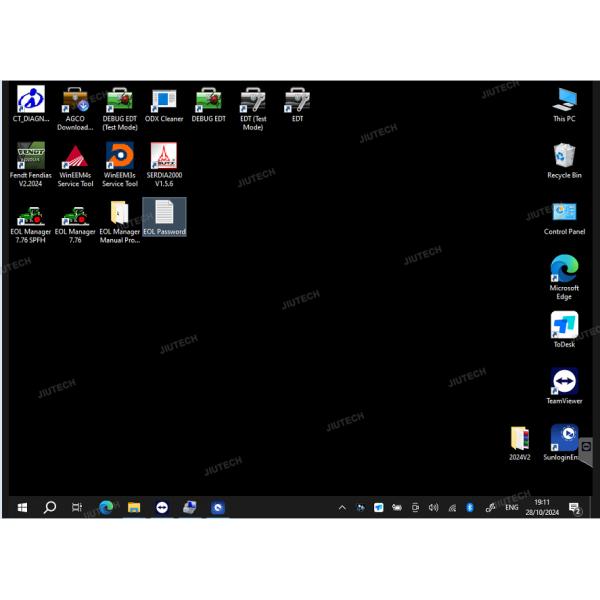 AGCO EDT Electronic Diagnostic Tool for Massey Ferguson Fendt Tractors CANUSB Compatible