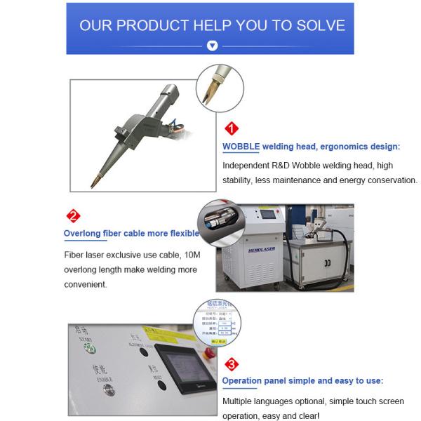 Herolaser 3000W Handheld Fiber Laser Welding Machine For Metal Stainless Steel