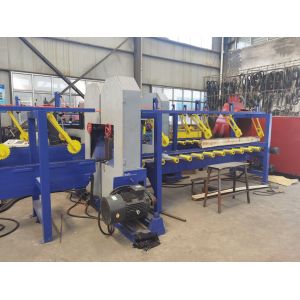 5.5kw Industrial Sawmill Equipment Twin Vertical Bandsaw Sawmill