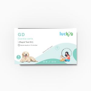 Luckit Giardia GD PET DOG Test Kit Fast Reaction Rapid Class I