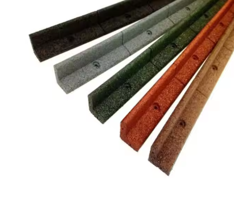 Recycled Rubber Landscape Edging 1200x100mm Black