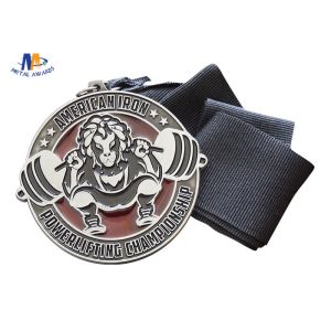 60*3MM Custom Award Medals , Translucent Enamel Conbine Soft Enamel Medals