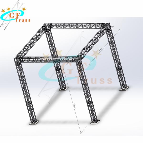 Buy 520*760mm Outdoor Event Truss Systems Aluminium 6061-T6 at wholesale prices