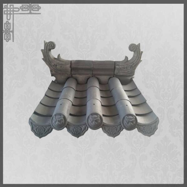 Buy Building Material Antique Chinese Roof Tiles Unglazed Smooth Garden at wholesale prices
