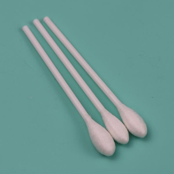 Disposable 9.6mm Big Round Head Cotton Bud Swab Applicator With Plastic Handle