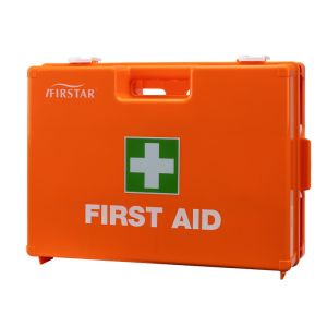 Empty Wall Mounted First Aid Kit Boxes ABS Plastic Orange Color