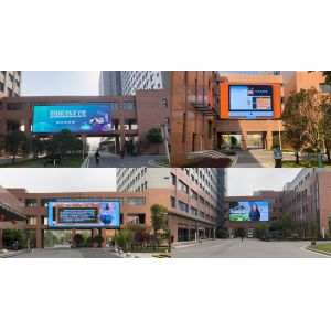 Quality Weather-Resistant Exterior Multicolor LED Display with Switch Power Loading 5V/40A and Module Size 250*250mm for sale