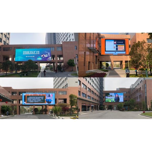 Weather-Resistant Exterior Multicolor LED Display with Switch Power Loading 5V/40A and Module Size 250*250mm