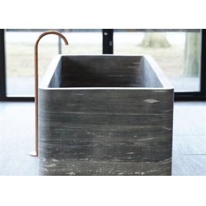 Quality Modern Natural Stone Bathtub Rectangle Shape Marble Stone Polished Finish for sale
