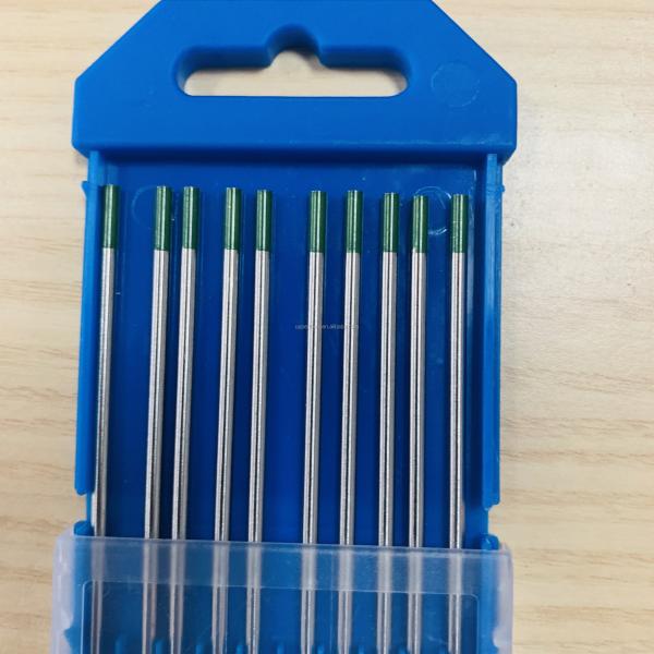 175mm 1.6mm Pure Lanthanated Green Tungsten Tig Welding Electrode 10pcs Package Quantity
