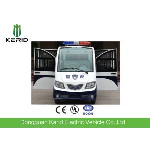 8 Seats Enclosed Electric Pick Up Car With Alarm Lamp For City Walking Street