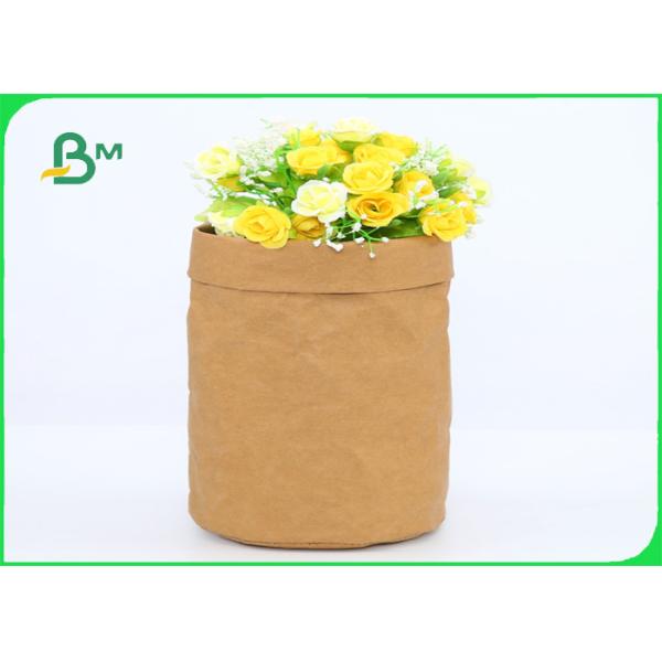 Red & Grey Color Sewable Fabric Paper 0.88mm Degradable For DIY Flowerpolt