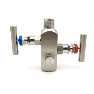 316SS Pressure Transmitter Manifold 6000 PSIG 2 Way