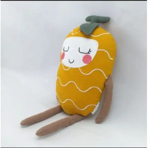 China Plush Fruit Soft Toy Cute Lovely Cotton Linen EN71 ASTM OEM ODM Stuffed Orange Melon Dropshipping Toy on sale