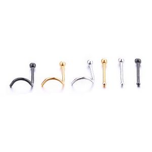 China Wholesale Factory Price Nose Ring Body Piercing Jewelry G23 Titanium Piercing on sale