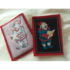 Latest Handwork Cartoon Patten Custom Embroidered Patches For Clothing