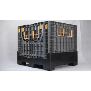 Heavy Duty Stackable logistics Plastic Pallet Boxes With Wheel
